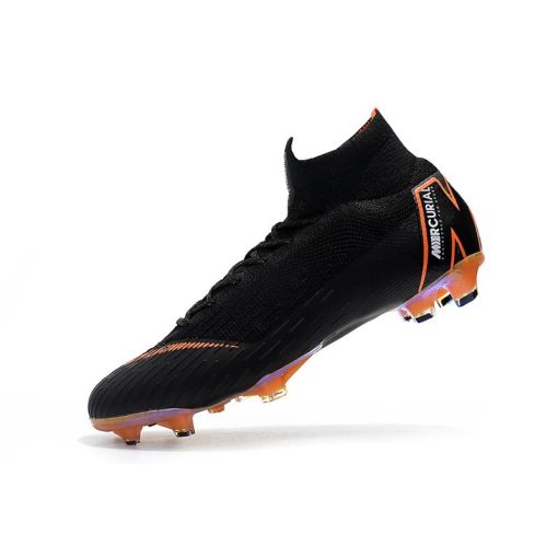 Nike Mercurial Superfly 360 Elite FG Dames - Zwart Oranje_3.jpg